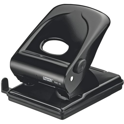 Dziurkacz FMC40 RAPID czarny 40 kartek duży metalowy 21835601