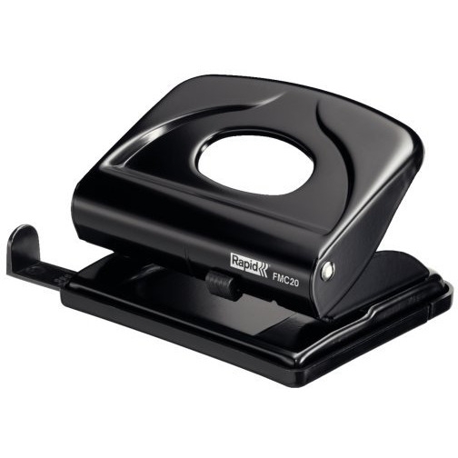 Dziurkacz mały metalowy FMC20 RAPID czarny 20 kartek 21835401