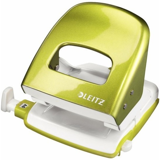 Dziurkacz 5008 LEITZ WOW metaliczny zielony 30 k duży metalowy 50081054