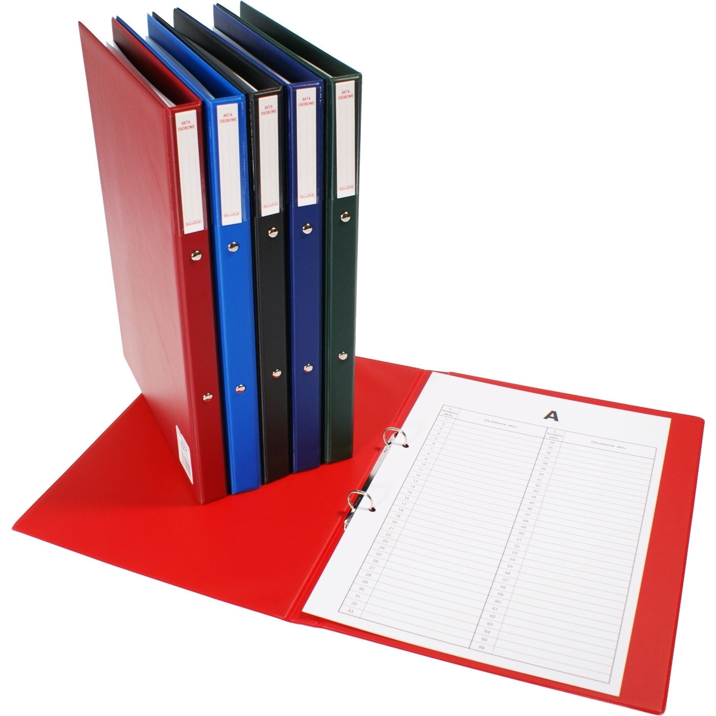 Teczka do akt osobowych 2R/3CM bordowa TD-11-01 BIURFOL