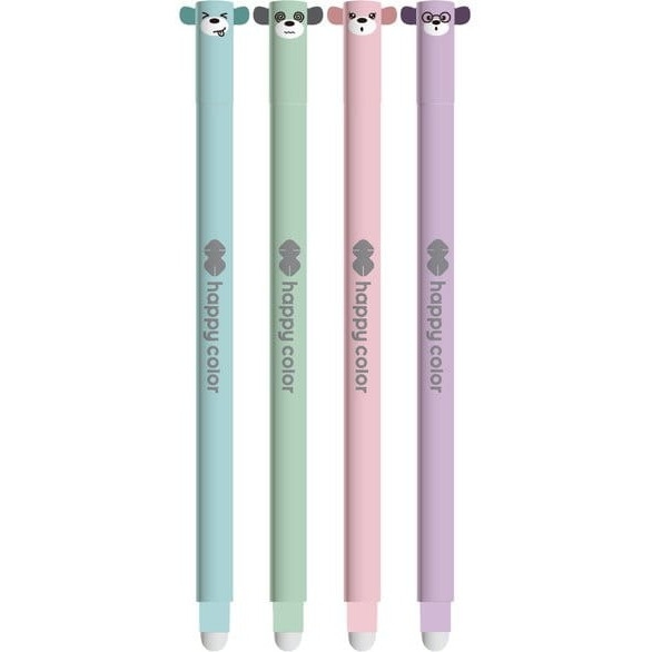 Długopis usuwalny USZAKI PASTEL 0.5mm niebieski 4120 01UP HAPPY COLOR