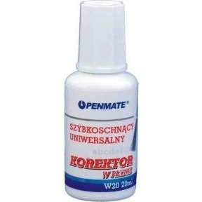 Korektor w butel.W20 20ml.MICR z pędzelkiem TT5516