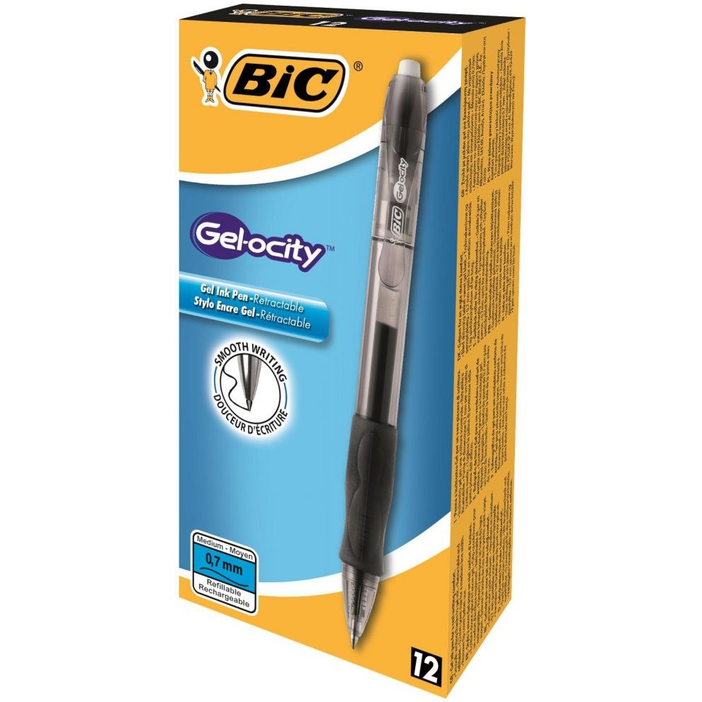 Pióro żelowe Gelocity Gel czarny 829157 BIC