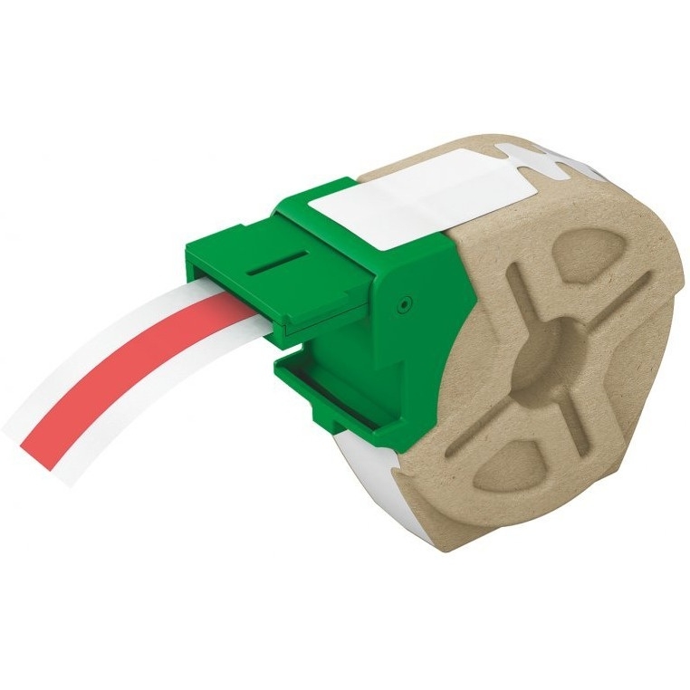 Kaseta z samoprz.poliestrową taśmą 12mm czerw 10m 7015-00-25 LEITZ ICON