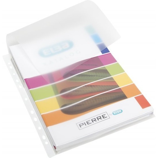 Koszulki na katalog z klapką ELBA A4 (10szt) 100080754