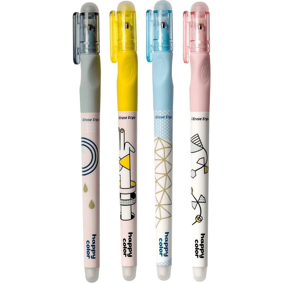 Długopis usuwalny 0.5mm niebieski Style,trój.uchwyt,kol.obud. AKPB7571-3