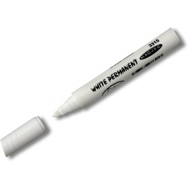 Marker permanentny biały 2.5mm 773315/4 KOH-I-NOOR