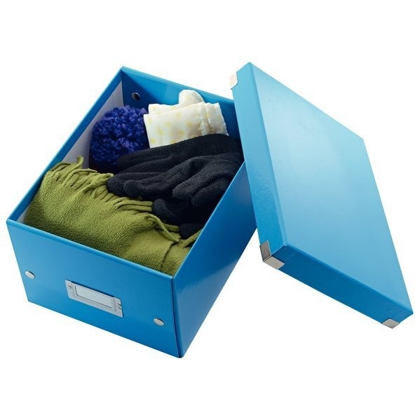 Pudło LEITZ C&S uniwersalne małe WOW niebieskie 60430036