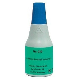 Tusz NORIS 210 metal 25ml czerwony do stempli metalowych NO210CE