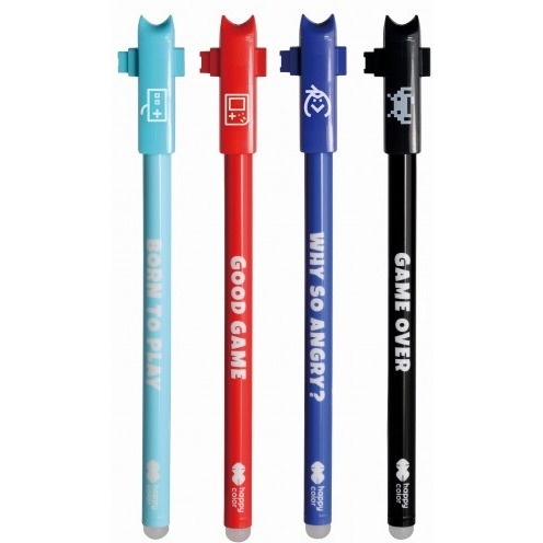 Długopis usuwalny GAMES 0.5mm niebieski HA 4120 01GA-3 HAPPY COLOR