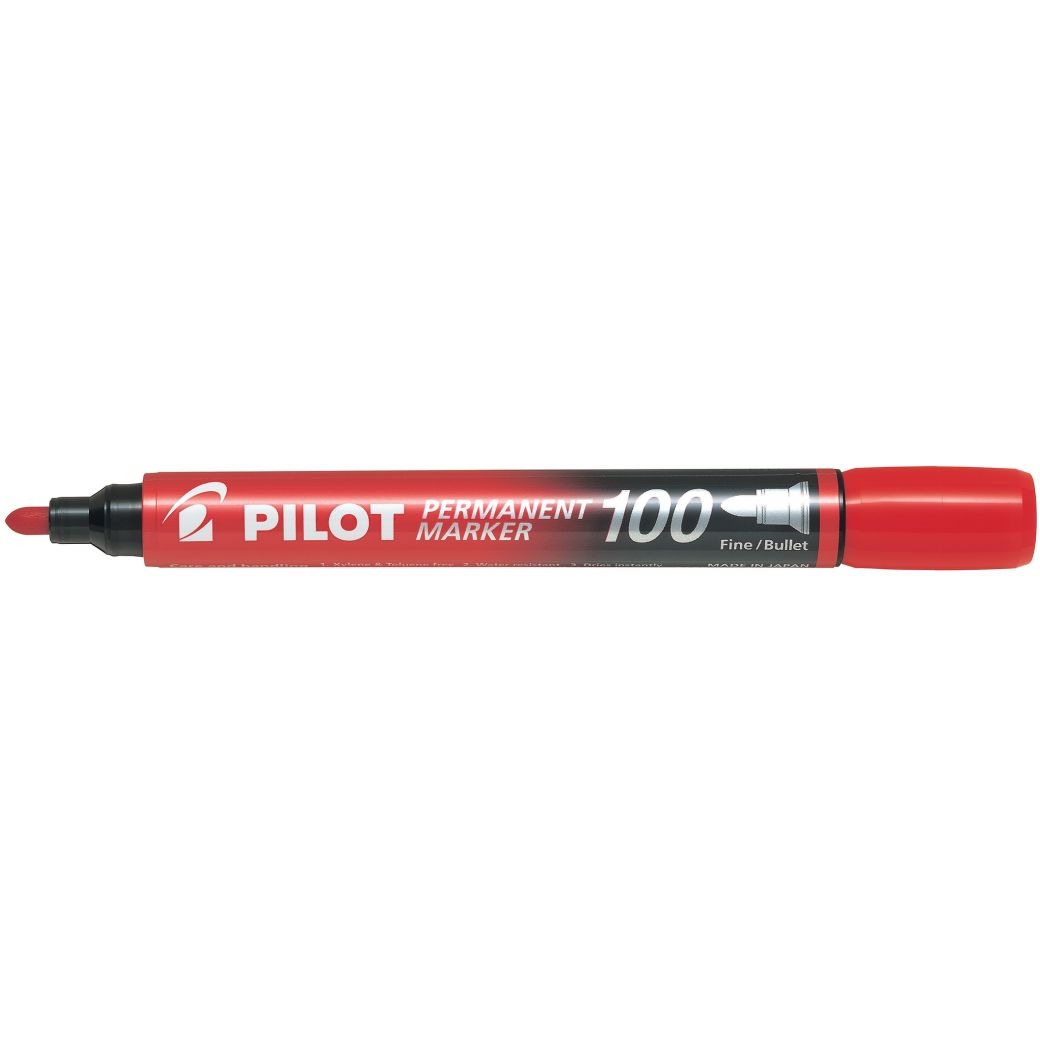 Marker Permanentny SCA-100 czerwony PILOT SCA-100-R