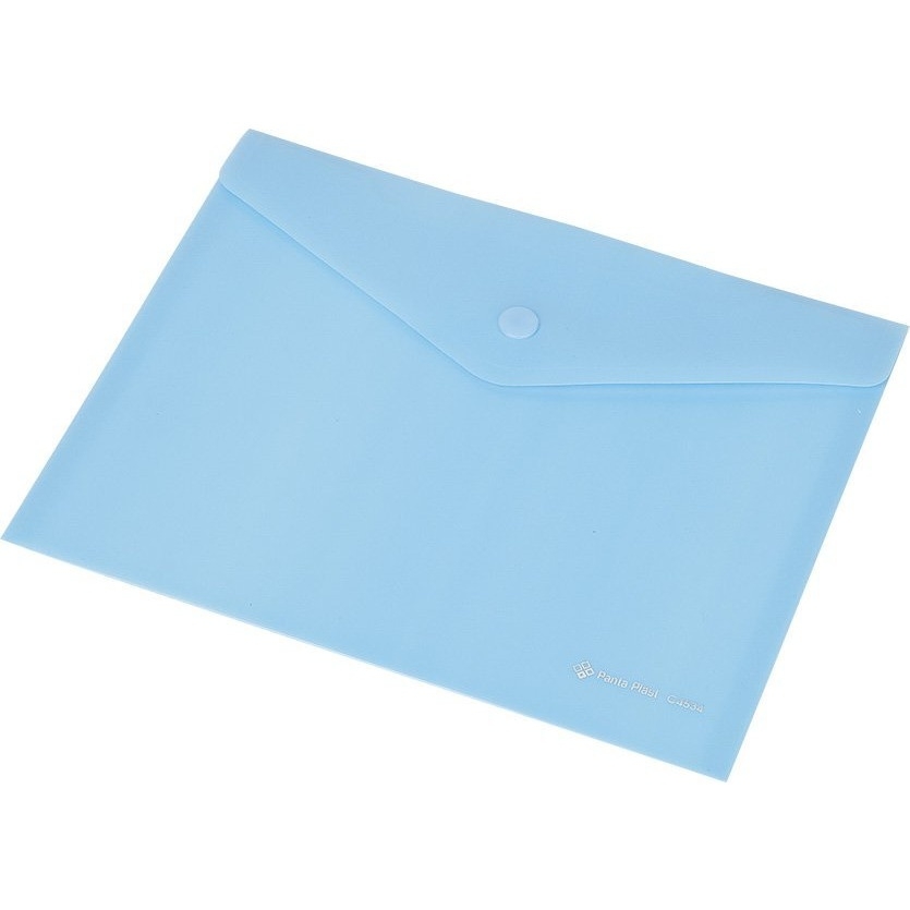 Teczka kop.DL FOKUS przezroczysta niebieska 0410-0037-03 Panta Plast