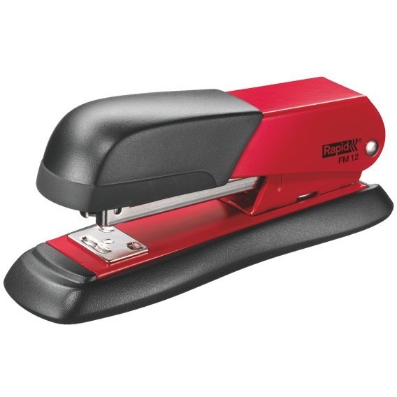 Zszywacz RAPID FM12 24-26/6 25kartek czerwony 5000276 metalowy