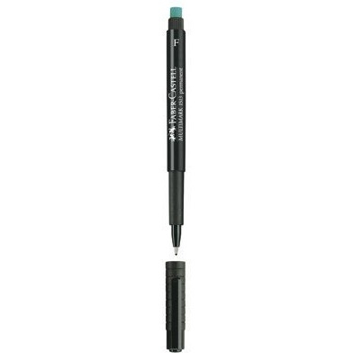 Foliopis z gumką OHP MULTIMARK F 0.6 czarny 10szt FABER-CASTELL 151399