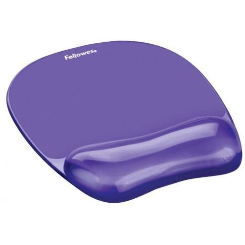 Podkładka pod nadgarstek żelowa Crystal fioletowa FELLOWES 91477-72