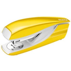 Zszywacz 55021 LEITZ WOW żółty 24-26/6 30k średni metalowy 55021016