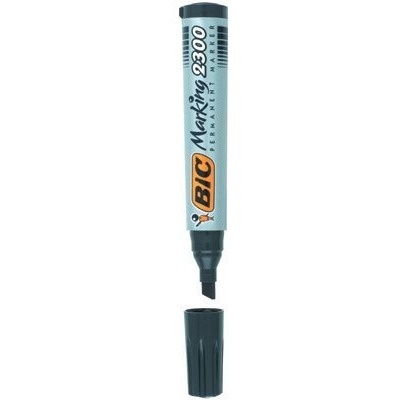 Marker ECO permanentny BIC 2300 czarny ścięta końcówka 8209263