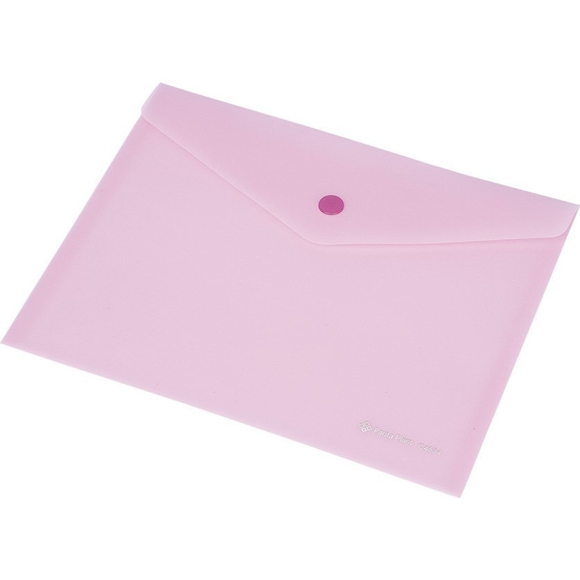 Teczka kop.A5 FOKUS przezroczysta różowa 0410-0036-13 Panta Plast
