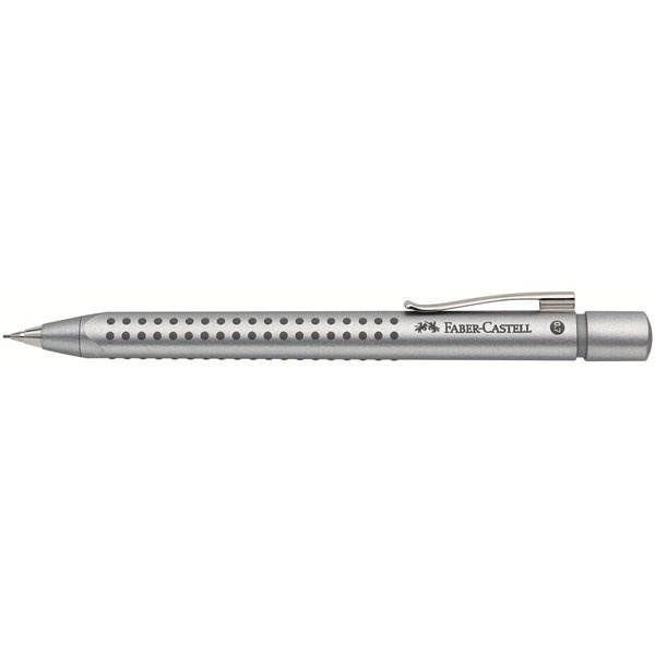 Ołówek automatyczny GRIP 2011 0,7mm srebrny FABER-CASTELL 131211 FC