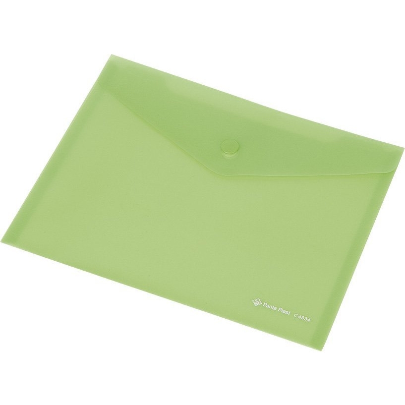 Teczka kop.DL FOKUS przezroczysta zielona 0410-0037-04 Panta Plast