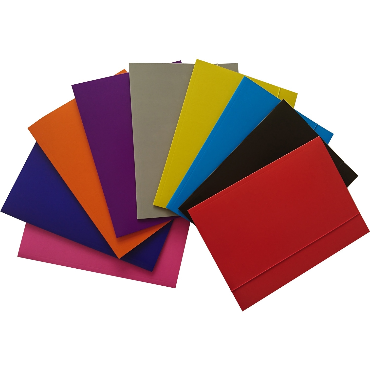 Teczka z gumką ekonomiczna DATURA/NATUNA A4 (10szt) niebieska 320g