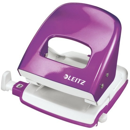 Dziurkacz 5008 LEITZ fioletowy 30 kartek duży metalowy 50081062