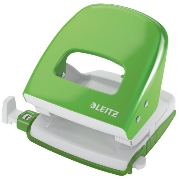 Dziurkacz 5008 LEITZ jasnozielony 30 kartek duży metalowy 50080050