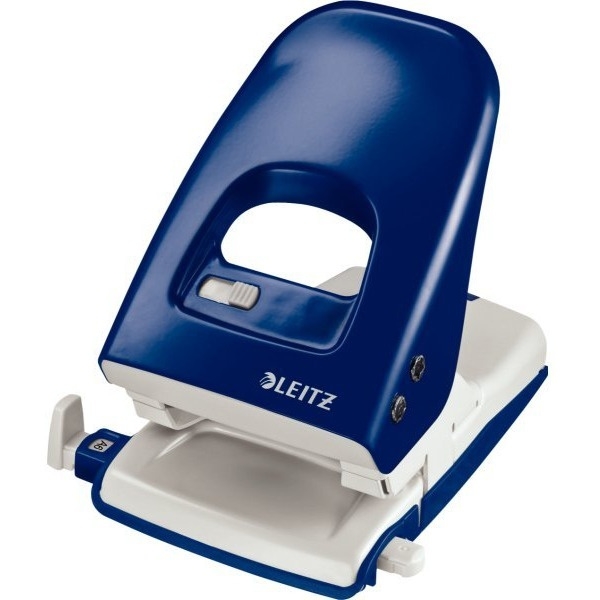 Dziurkacz 5138 LEITZ niebieski 40 kartek duży metalowy 51380035