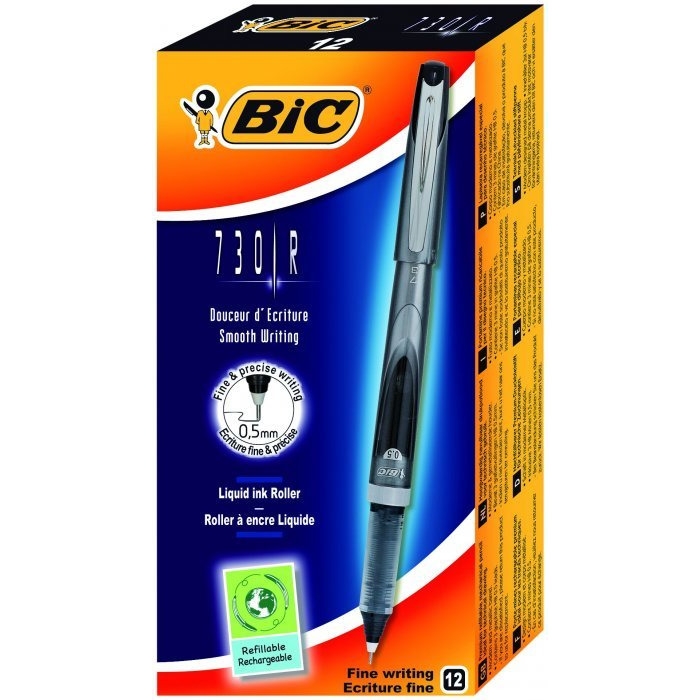 Pióro kul.ROLLER 730R 0,5 czar 885800 BIC