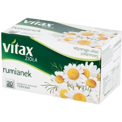 Herbata VITAX RUMIANEK 20t *1,5g ziołowa bez zawieszki