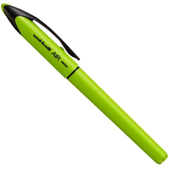 Pióro kulkowe UNI UBA-188EL-M AIR Micro jasnozielona obudowa niebieski