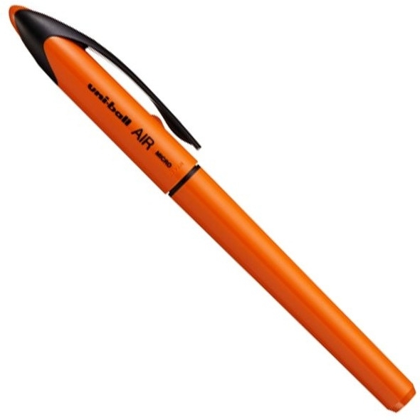 Pióro kulkowe UNI UBA-188EL-M AIR Micro pomarańczowa obudowa niebieski t
