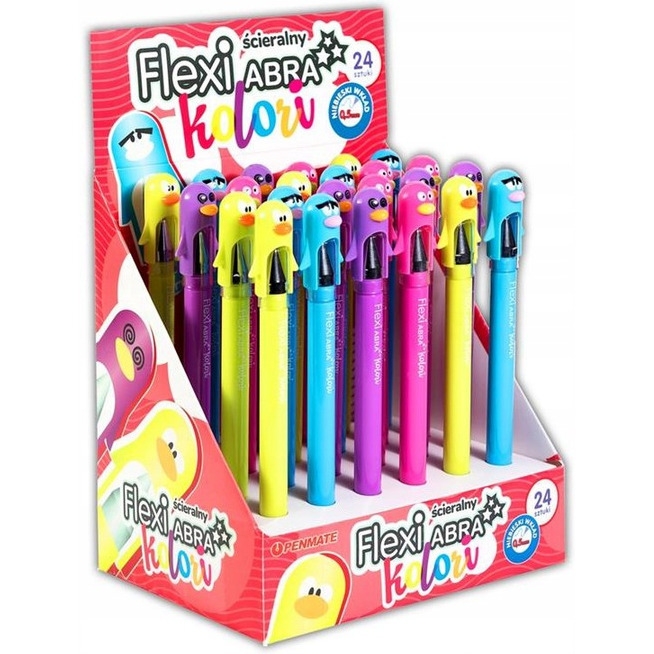 Długopis ścieralny FLEXI ABRA KOLORI PINGU TT7851 PENMATE