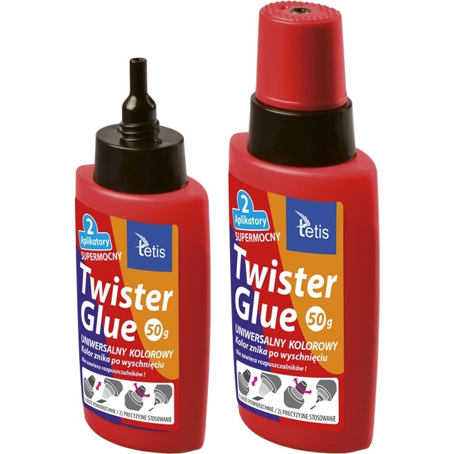 Klej uniwersalny 50g kolorowy BG211-K TETIS