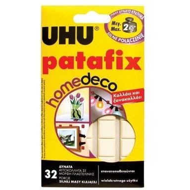 Masa samop.PATAFIX HOMEDECO UHU 40015 do 2kg (32kwadraty)