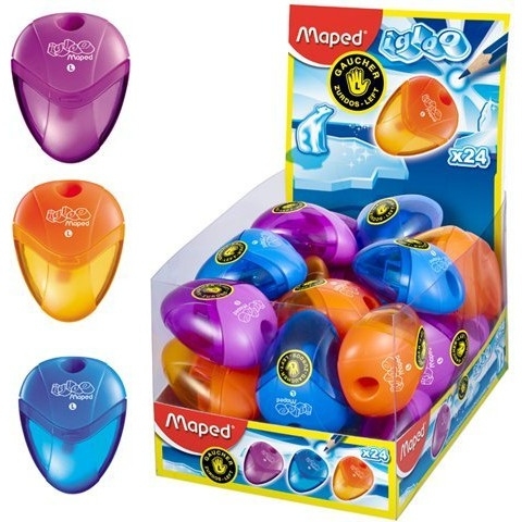 Temperówka plastikowa IGLOO 1 dla leworęcznych 032211 MAPED