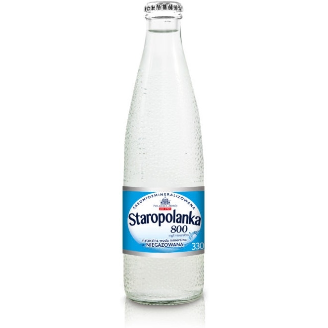 Woda mineralna STAROPOLANKA 0,33l(12)niegazowana szkło bezzwrotne