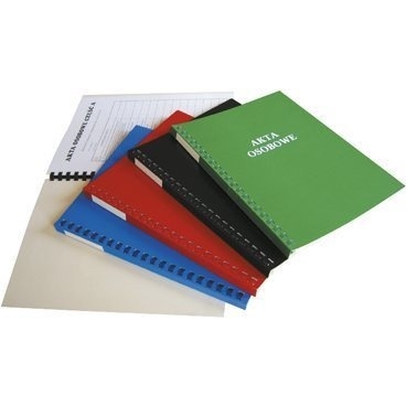 Teczka akt osobowych WARTA binda zew. czarna zadruk 1824-339-081