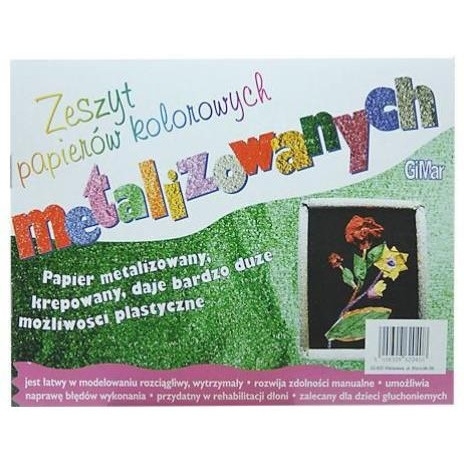 Zeszyt papierów kolorowych C-5 metalic