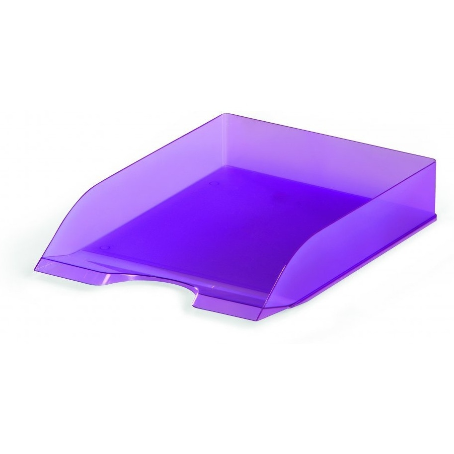 Półka na dokumenty A4 przezroczysta purpurowa 1701673992 DURABLE BASIC