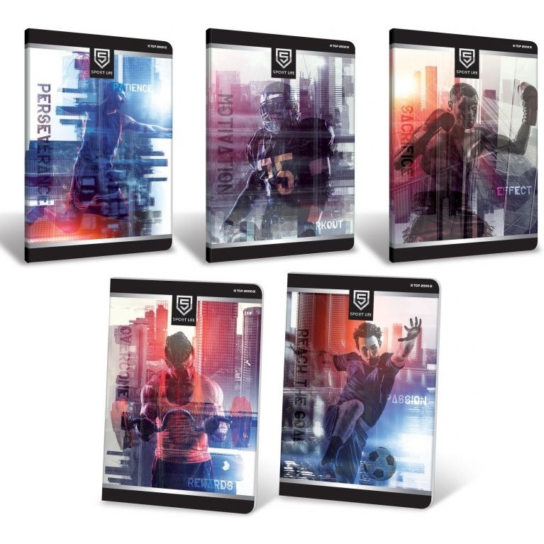 Zeszyt A5 32k 70g. linia TOP SPORT LIFE 400114117