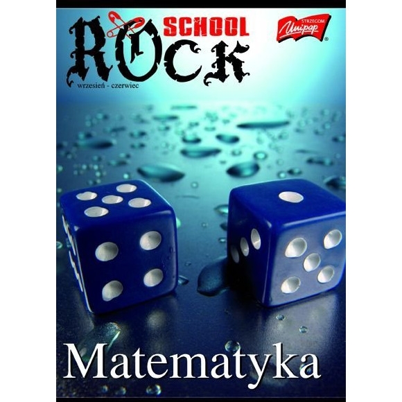 Zeszyt A5 60k kr. L MATEMATYKA laminowany kratka UNIPAP