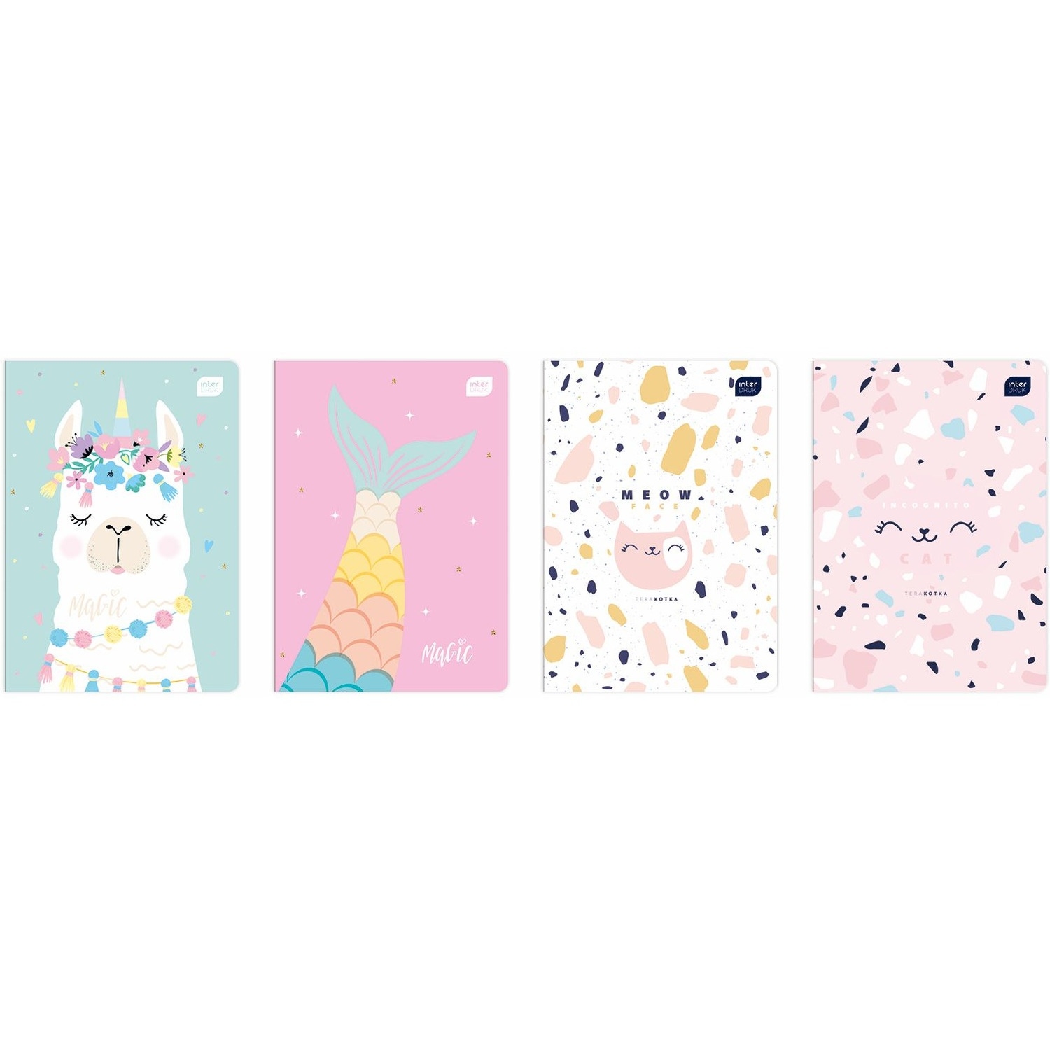 Zeszyt A5 16k. 3 linia kolorowa TREND GIRLS INTERDRUK