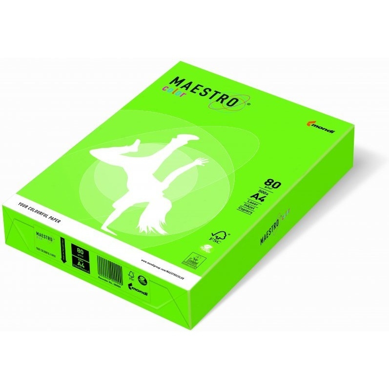 Papier xero A4 80g MA42 zieleń wiosenna MAESTRO COLOR