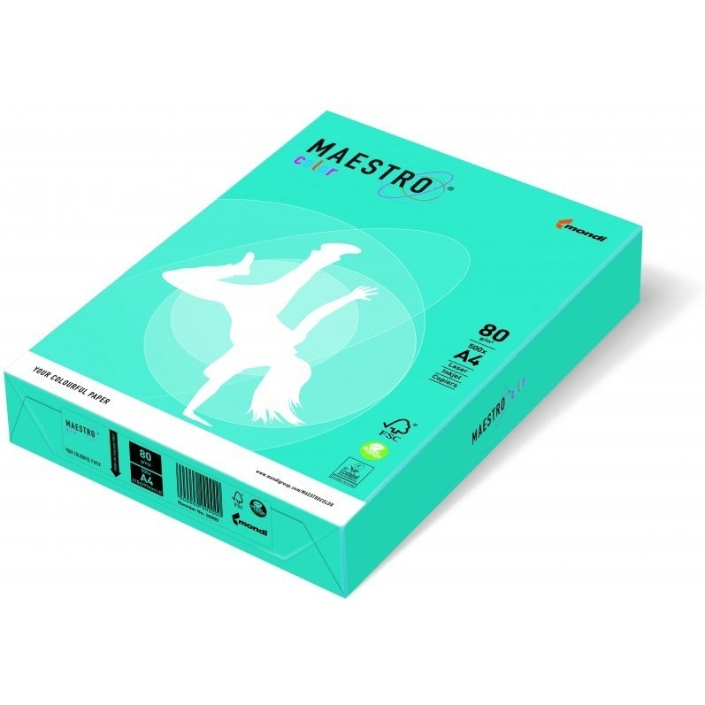 Papier xero MAESTRO COLOR A4 80g AB48 błękitny