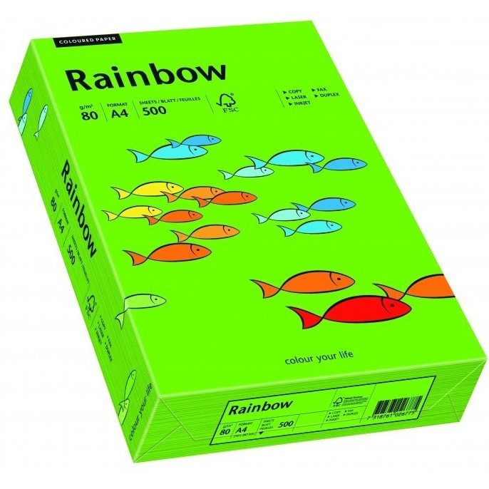 Papier xero kolorowy RAINBOW R78 ciemnozielony 88042673