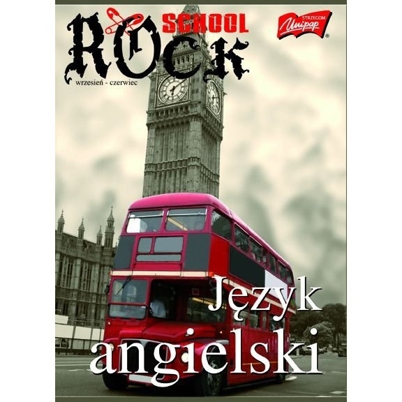 Zeszyt A5 60k kr. L ANGIELSKI laminowany kratka UNIPAP