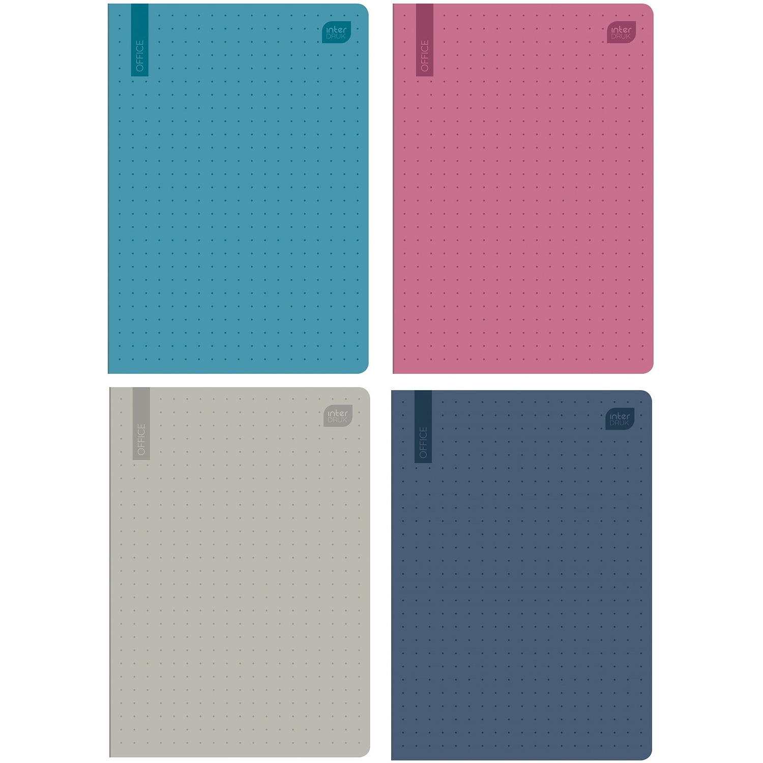 Zeszyt A5 96k. kratka 70g MAT +UV OFFICE INTERDRUK