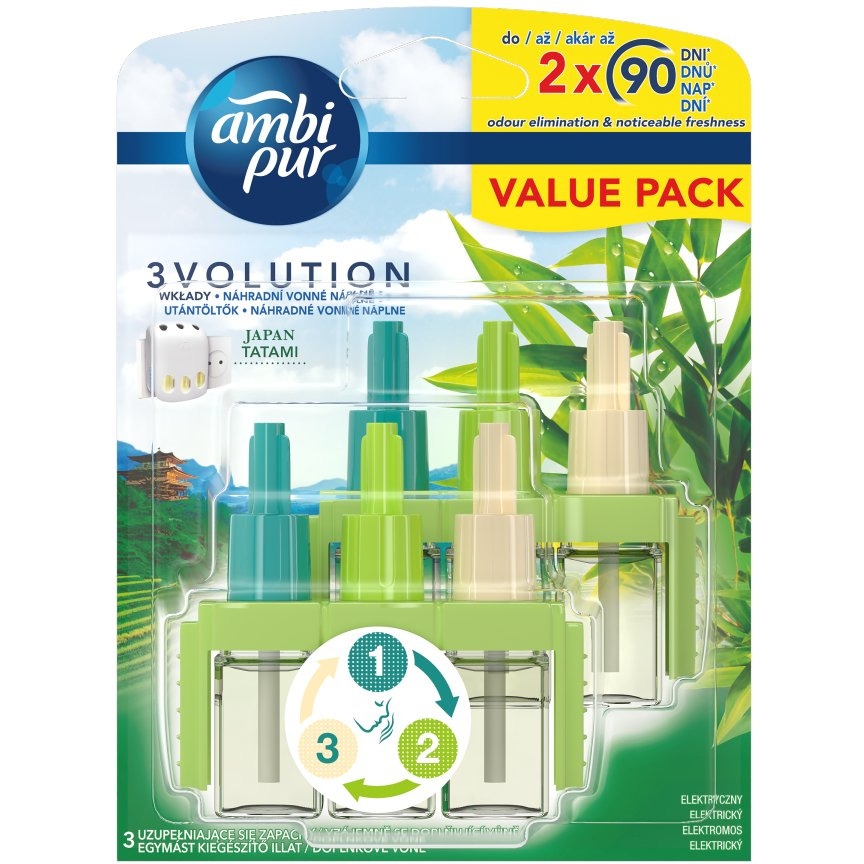 Wkłady do odświeżacza AMBI PUR 3volution Japan Essence 2x20ml 1150121