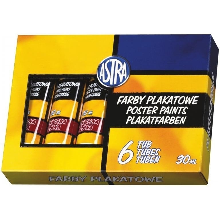 Farba plakatowe tuba 30ml karmin/ciemna czerwień 83110911 ASTRA